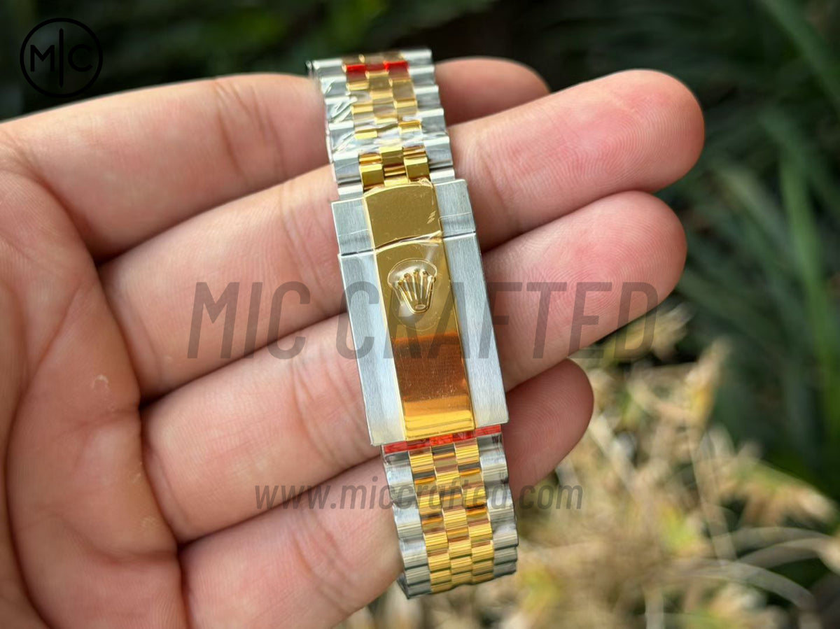 DateJust 36mm 126233 SS/YG 銀色羅馬數字錶盤配 Jubilee 錶鏈 - 高級版
