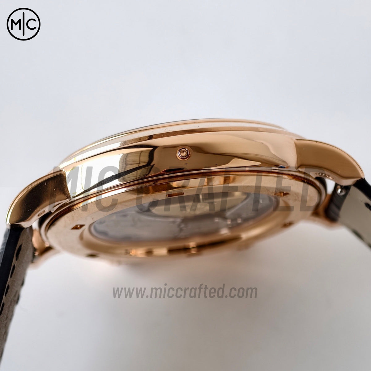 Grand Complications 6102 玫瑰金 黑色錶盤搭配黑色皮革錶帶 - 尊享版