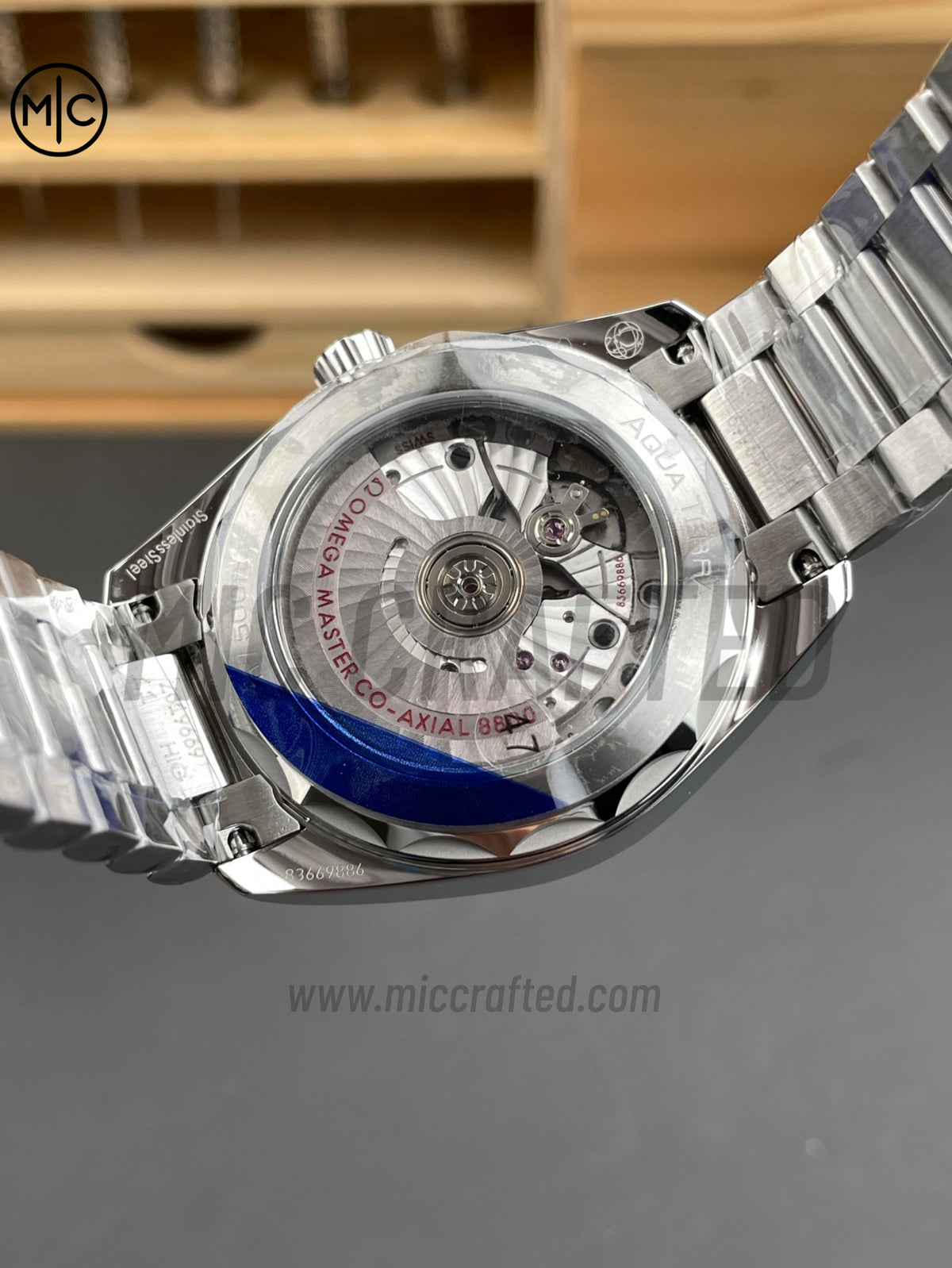 Aqua Terra 150M 41mm Master Black Dial on SS Bracelet – Premium Edition