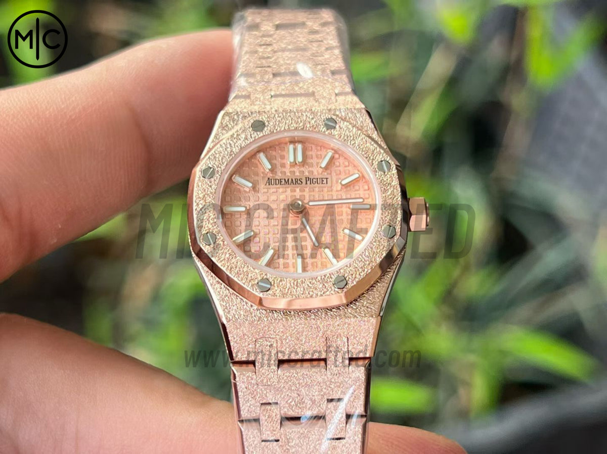 Royal Oak 23mm RG Frosted 67630OR Quartz – Premium Edition