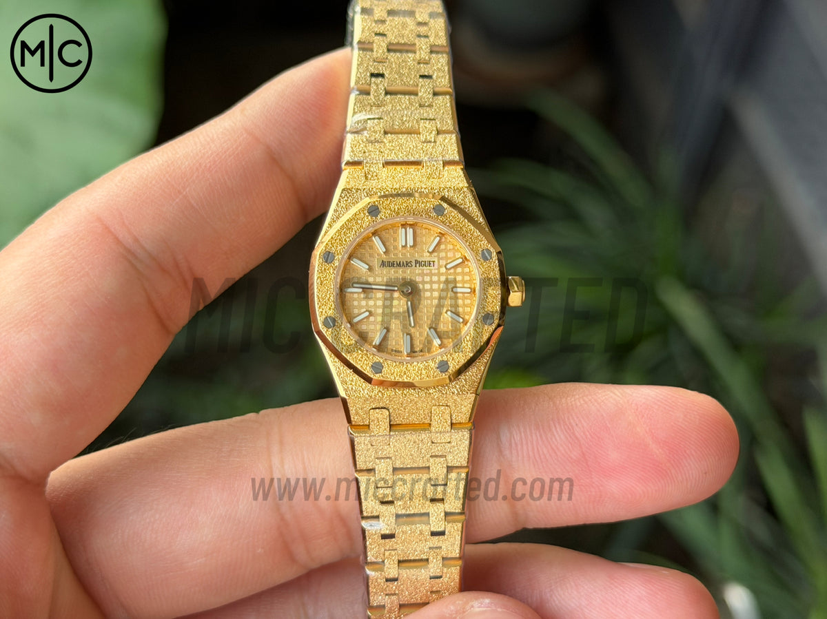 Royal Oak 23mm YG Frosted 67630BA Quartz – Premium Edition