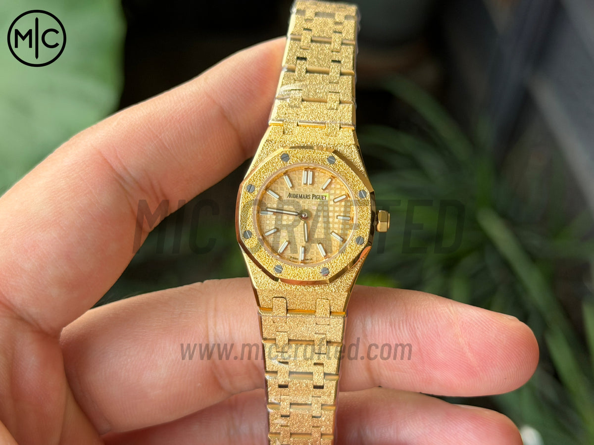 Royal Oak 23mm YG Frosted 67630BA Quartz – Premium Edition