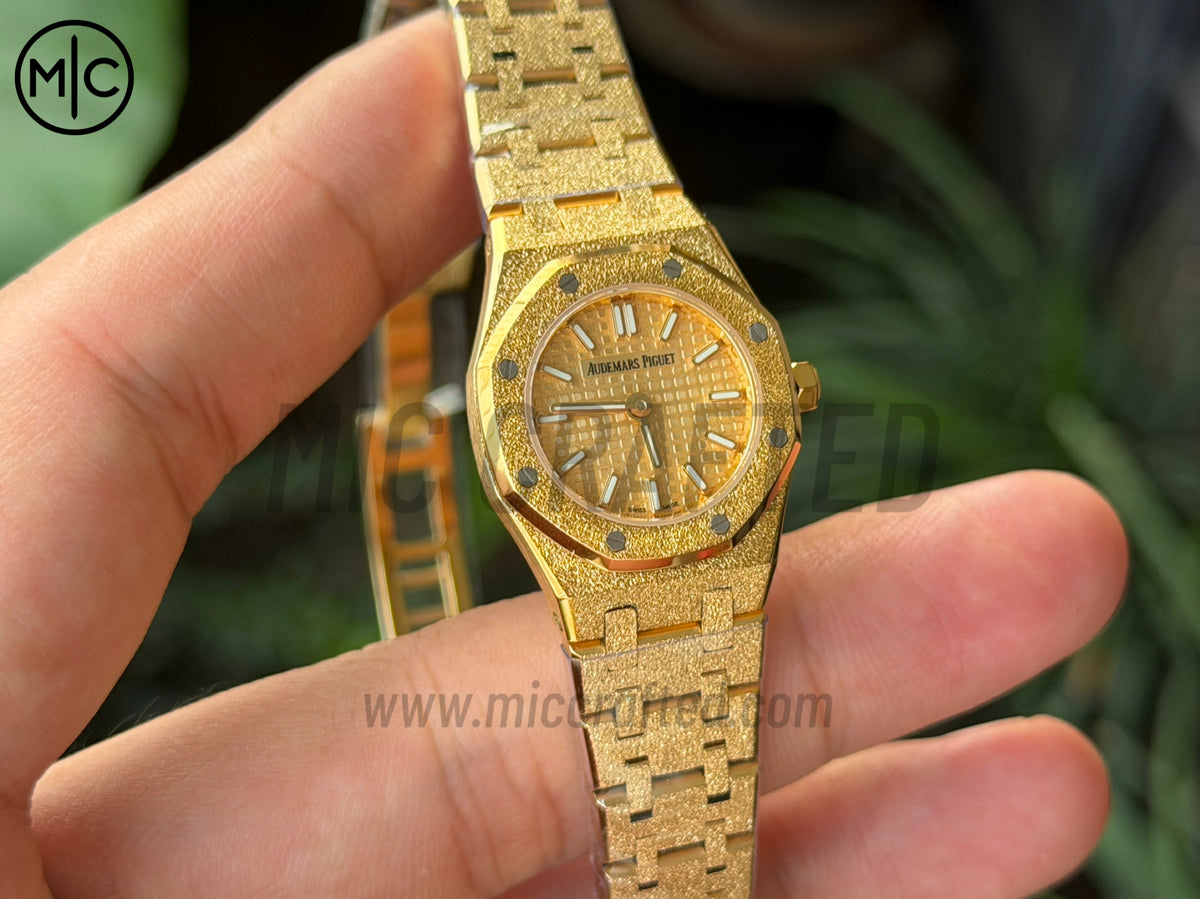Royal Oak 23mm YG Frosted 67630BA Quartz – Premium Edition