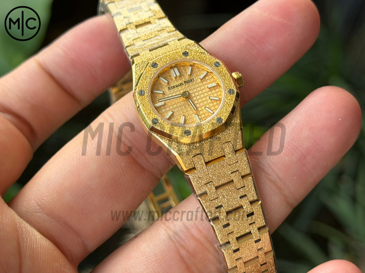 Royal Oak 23mm YG Frosted 67630BA Quartz – Premium Edition
