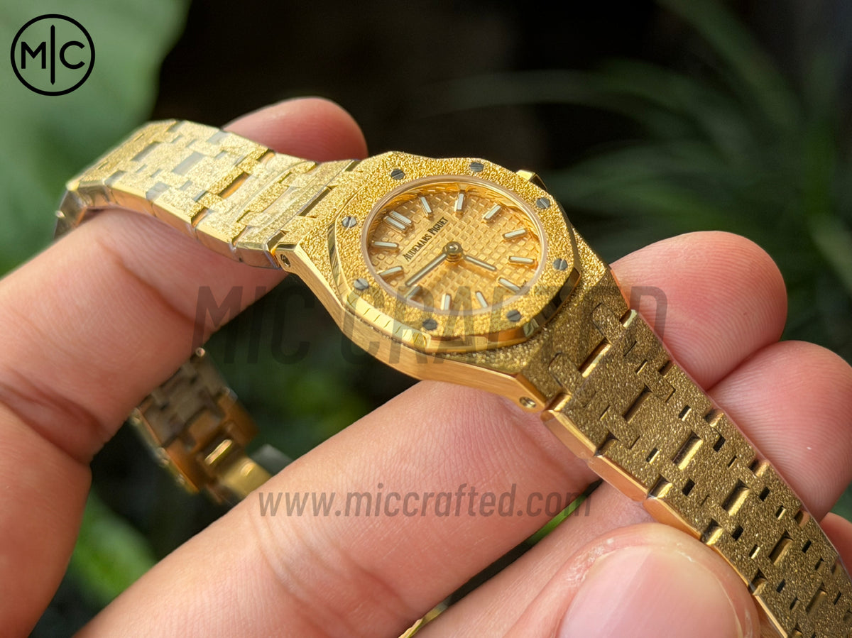 Royal Oak 23mm YG Frosted 67630BA Quartz – Premium Edition