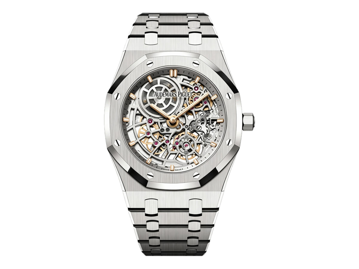 Royal Oak Openworked 16204 39mm 不鏽鋼 鏤空錶盤搭配不鏽鋼錶鏈 - 尊享版