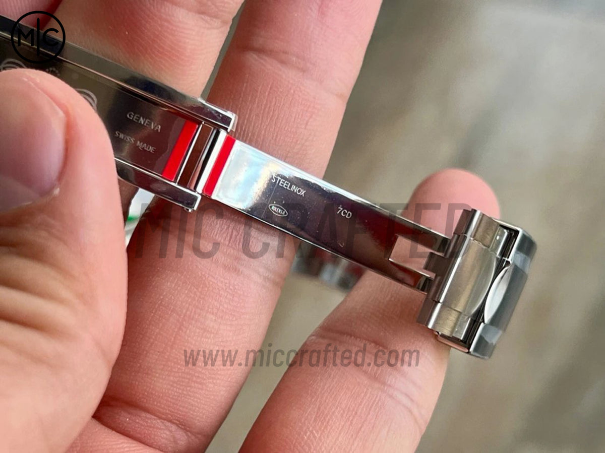 Daytona 116520 904L 精鋼白色錶盤配 SS 錶鏈 - 尊享版