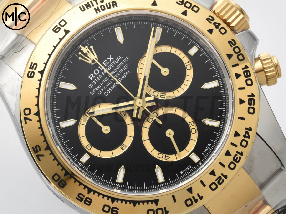 Daytona 126503 黑色錶盤配 SS/YG 錶帶 – 高級版