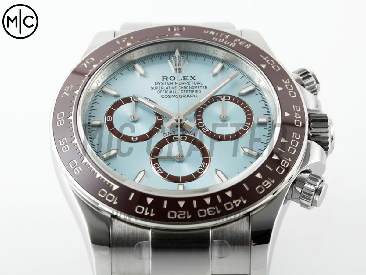 Daytona 126506 904L Steel Ice Blue Dial on SS Bracelet – Premium Edition