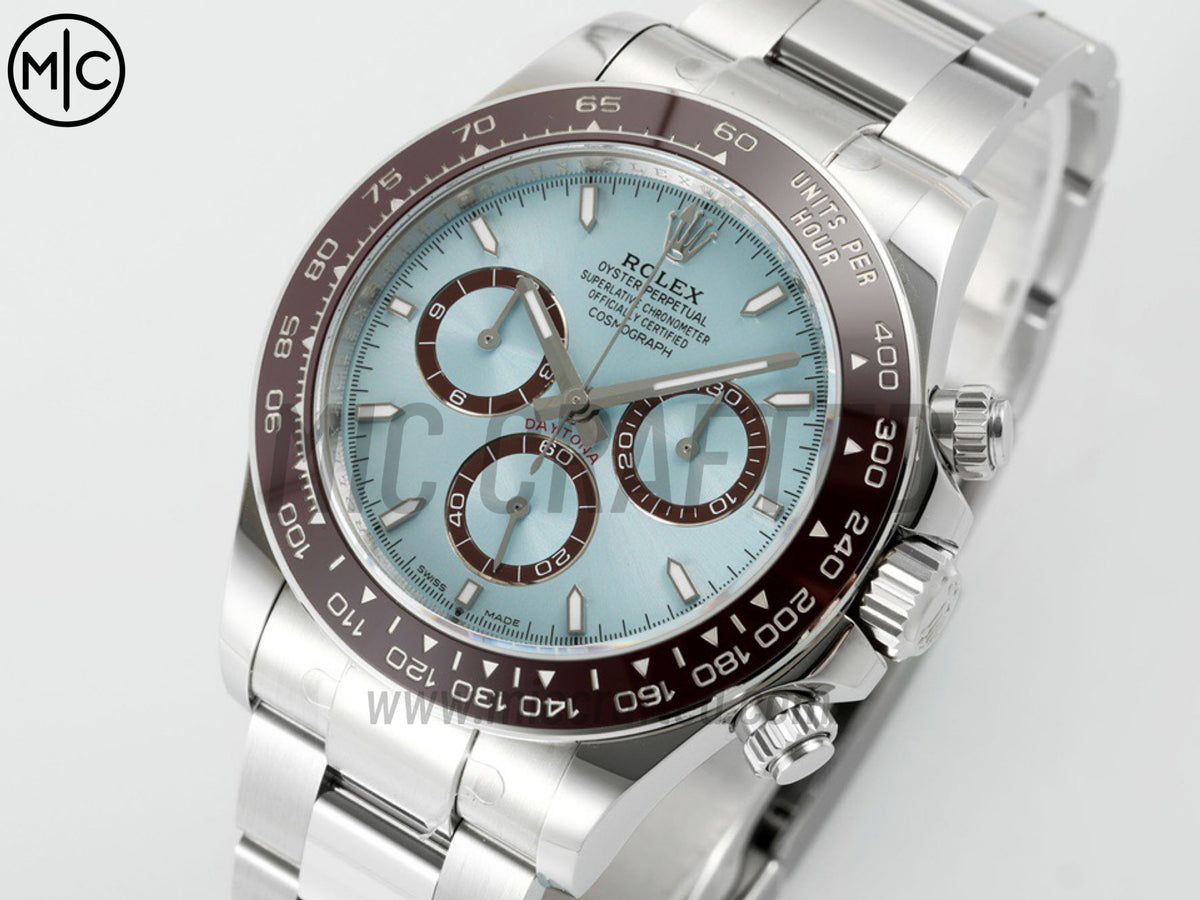 Daytona 126506 904L Steel Ice Blue Dial on SS Bracelet – Premium Edition