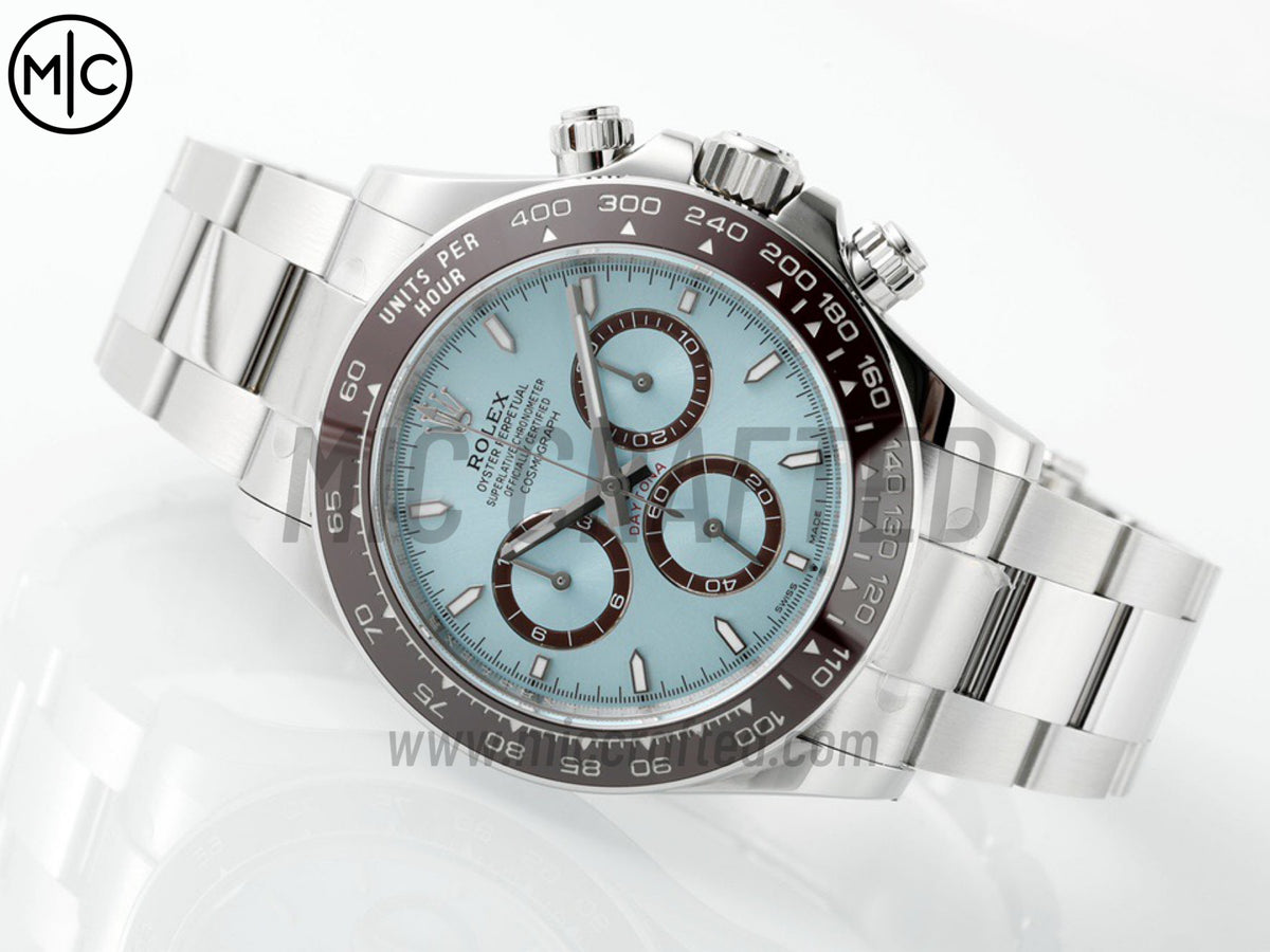 Daytona 126506 904L Steel Ice Blue Dial on SS Bracelet – Premium Edition