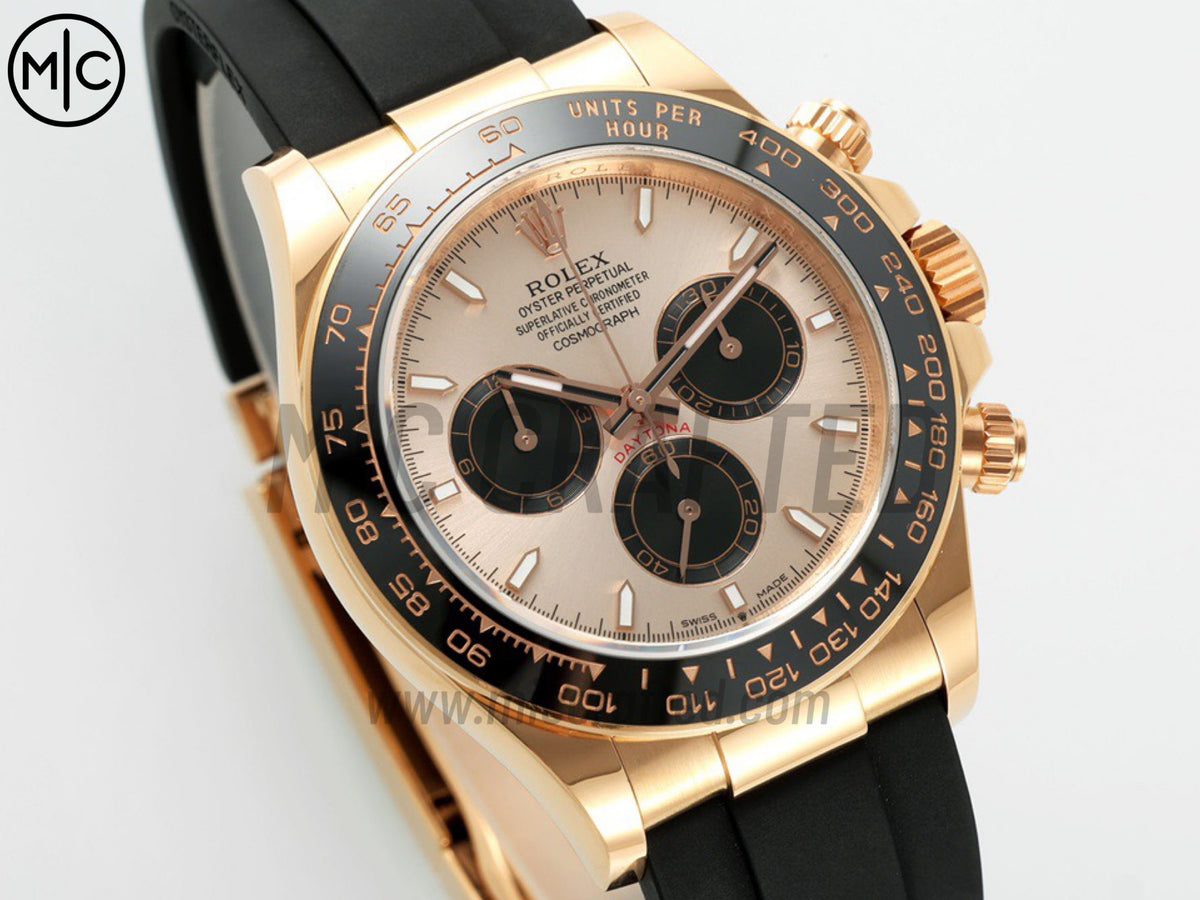 Daytona 126515 RG/Black Dial on Oysterflex Strap – Premium Edition