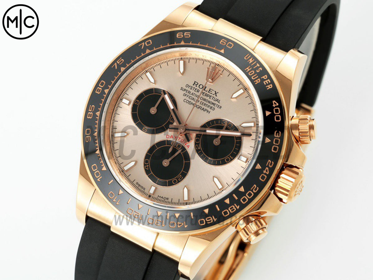 Daytona 126515 RG/Black Dial on Oysterflex Strap – Premium Edition