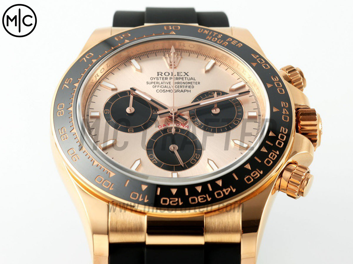 Daytona 126515 RG/Black Dial on Oysterflex Strap – Premium Edition