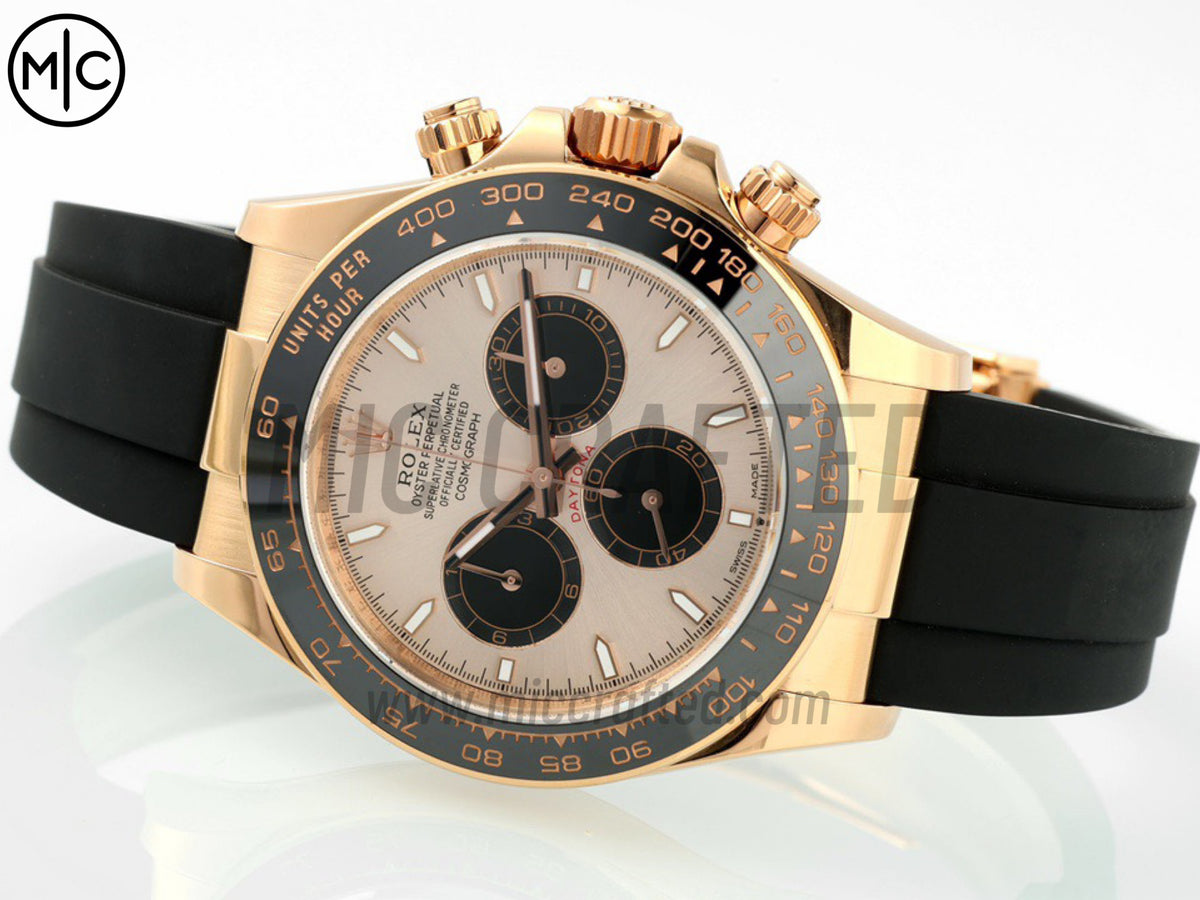 Daytona 126515 RG/Black Dial on Oysterflex Strap – Premium Edition