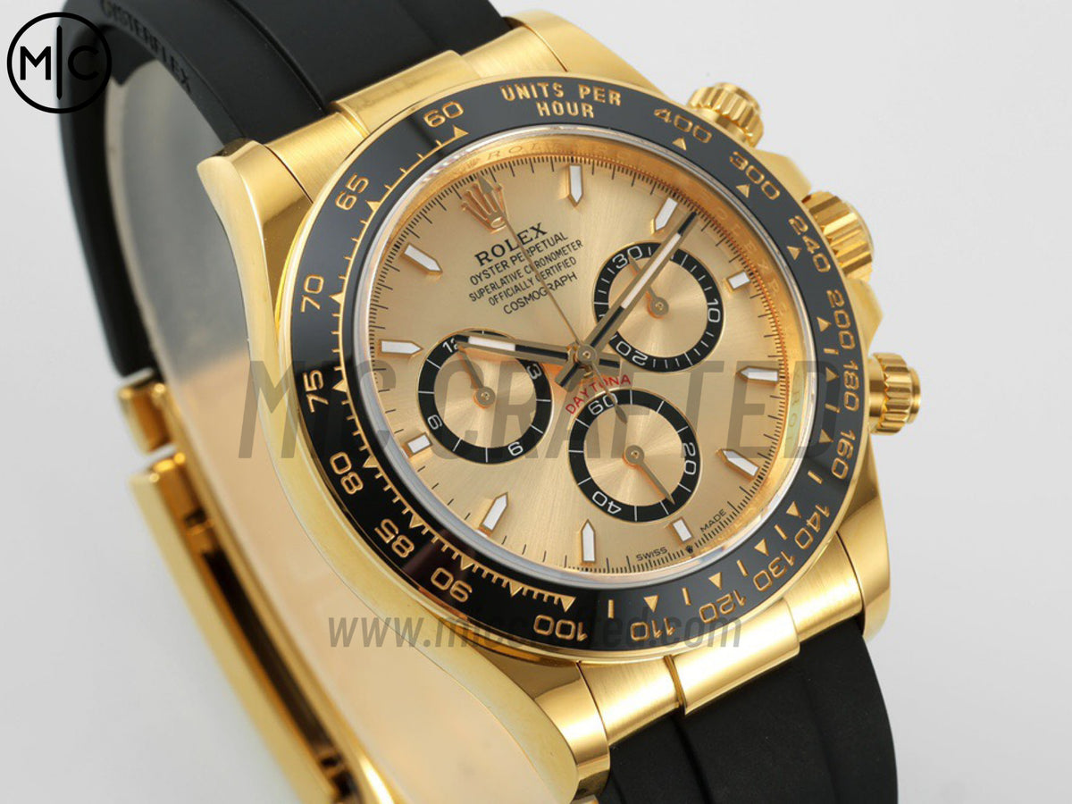 Daytona 126518 YG Dial on Oysterflex Strap – Premium Edition