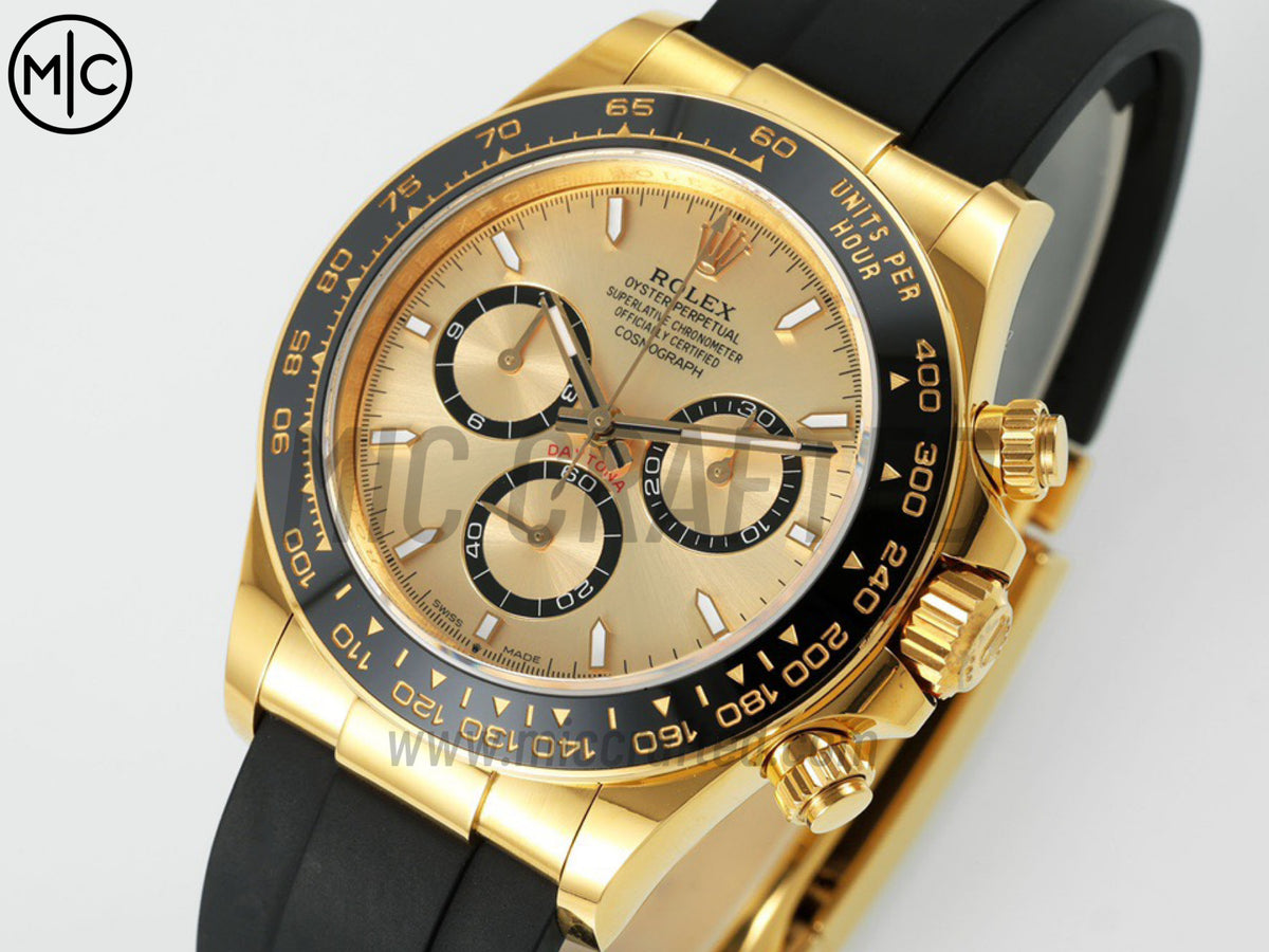 Daytona 126518 YG Dial on Oysterflex Strap – Premium Edition