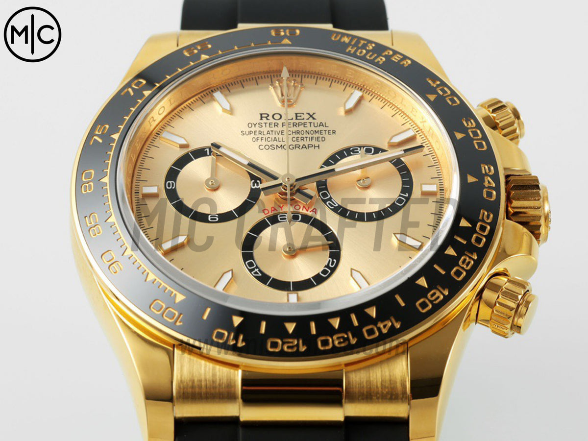 Daytona 126518 YG Dial on Oysterflex Strap – Premium Edition