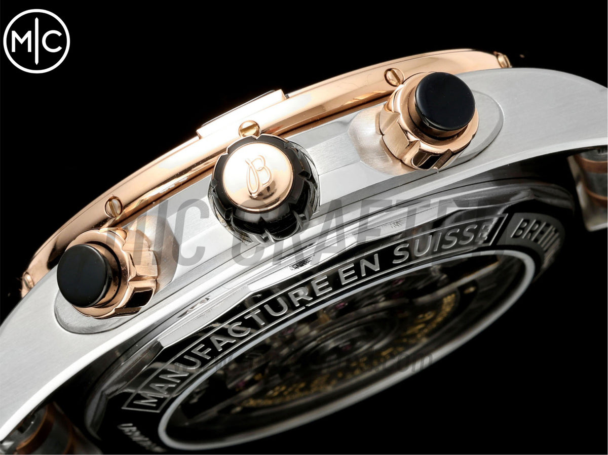 Super Chronomat B01 44mm SS/玫瑰金綠色錶盤配 SS/玫瑰金錶鏈 - 尊享版
