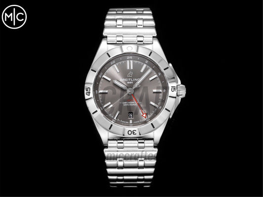 Chronomat GMT 40mm SS Gray Dial on SS Bracelet – Premium Edition