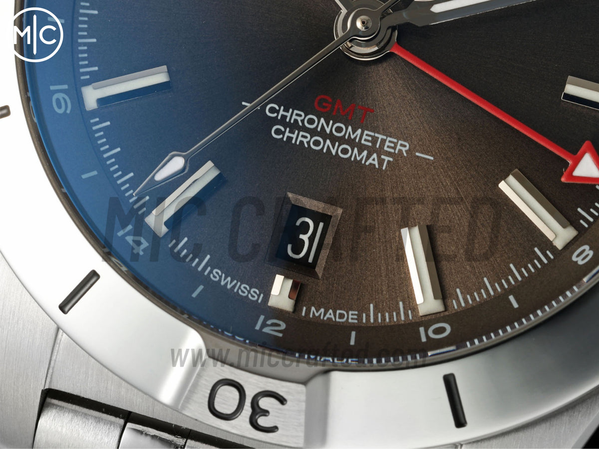 Chronomat GMT 40mm SS 灰色錶盤配 SS 錶鏈 - 尊貴版