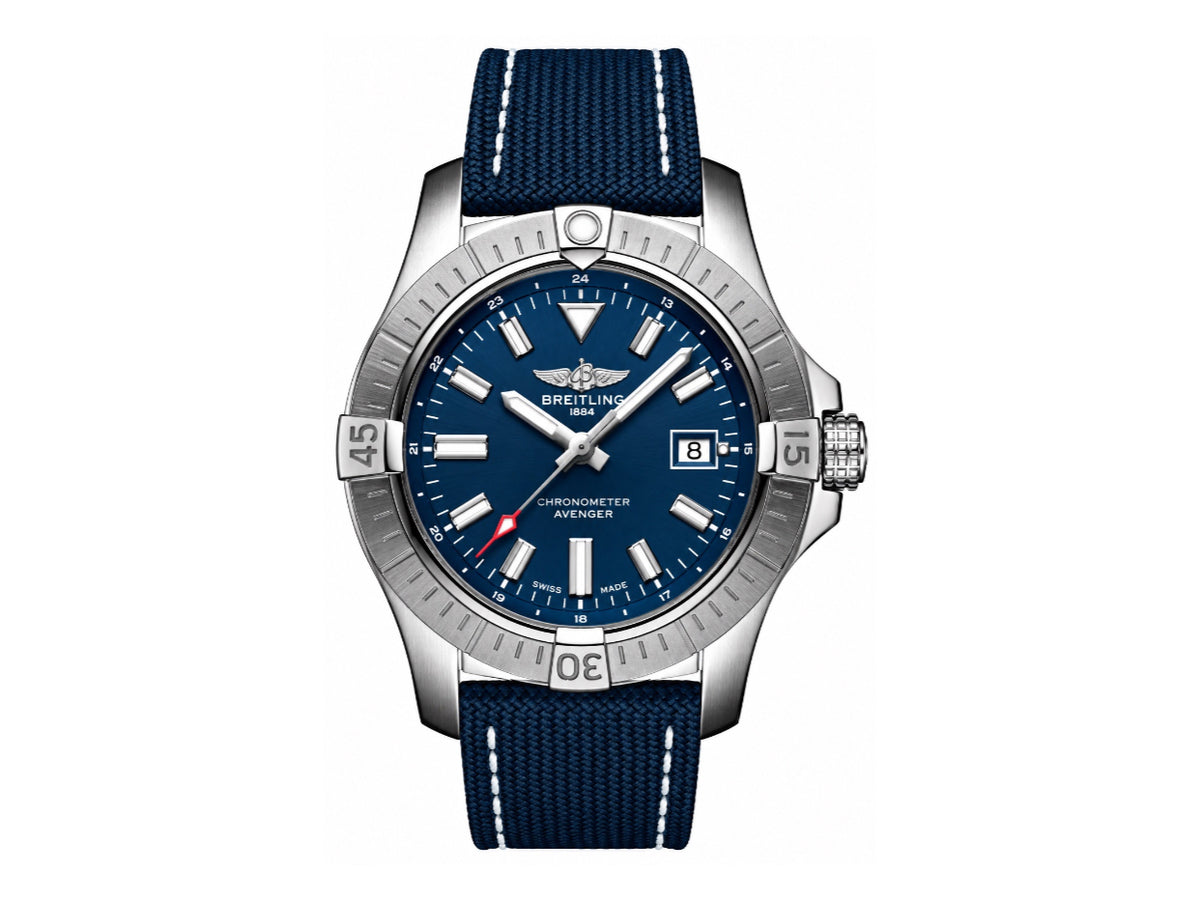 Avenger Automatic 43mm SS 藍色錶盤配藍色尼龍錶帶 - 尊貴版