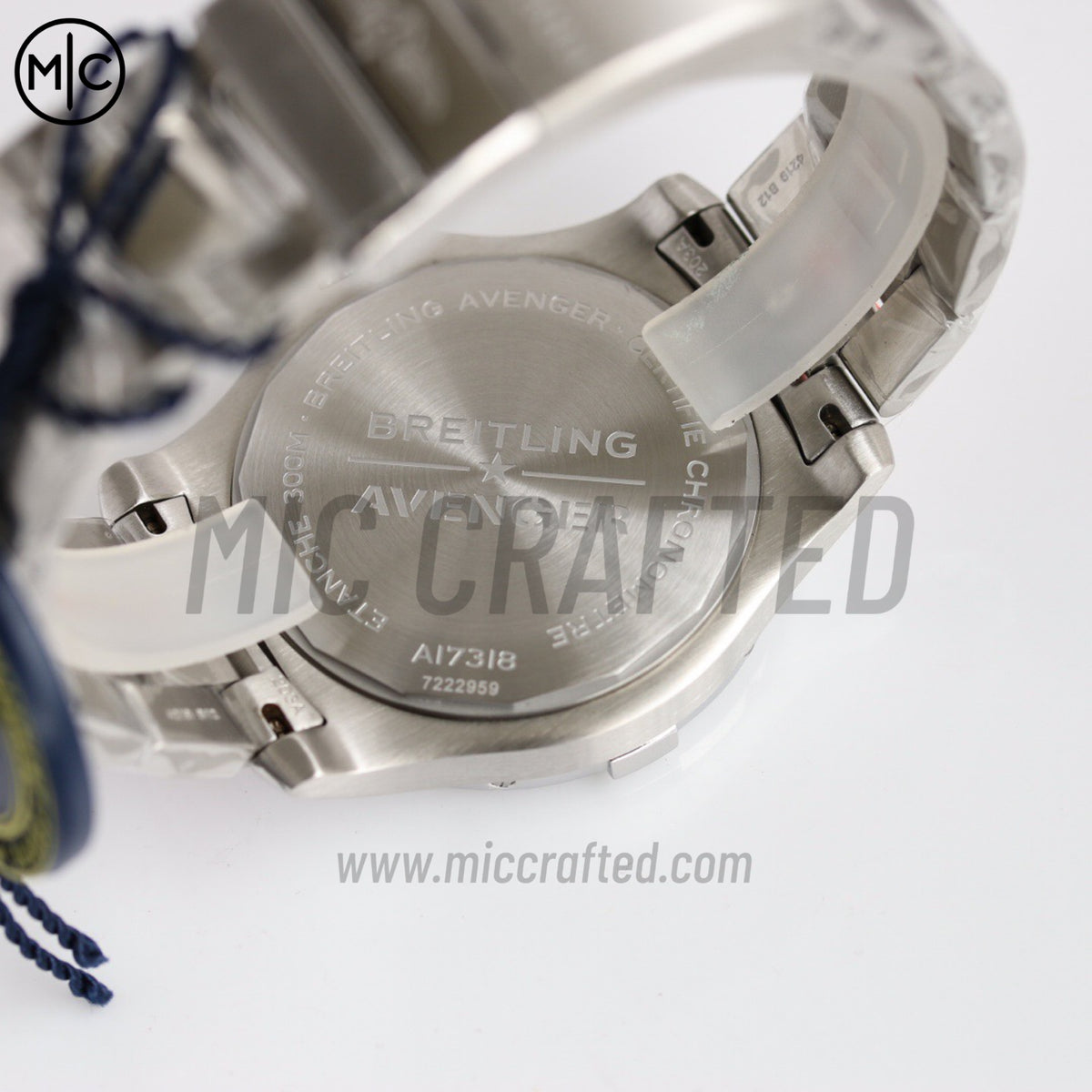 Avenger Automatic 43mm SS 黑色錶盤配 SS 錶鏈 - 尊貴版