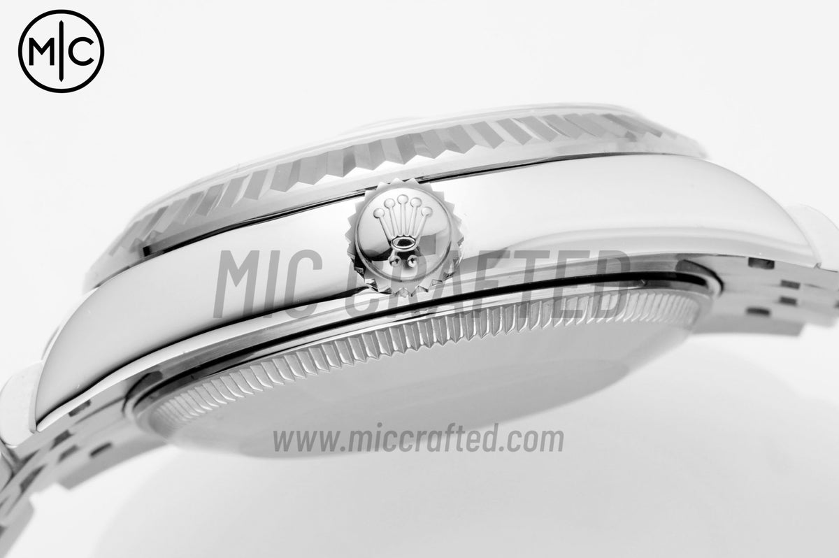 DateJust 31mm Ladies 278274 SS 904L Steel Gray Diamonds Dial on Jubilee Bracelet – Premium Edition