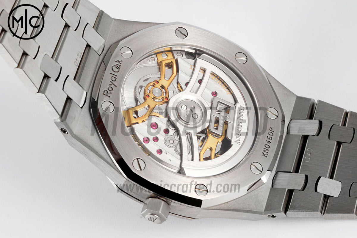 Royal Oak 39mm 16202 "50th Anniversary" SS Blue Textured Dial on SS Bracelet – Premium Edition