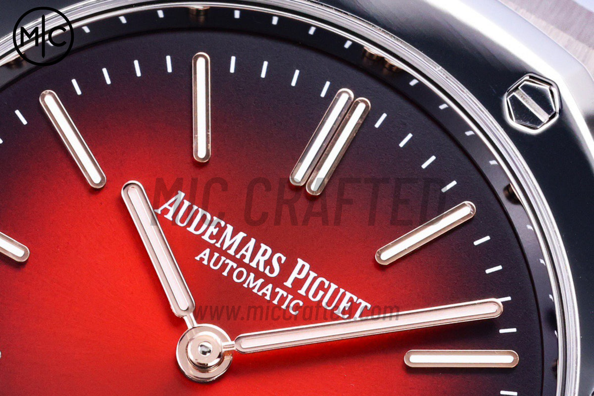 Royal Oak 39mm Titanium 16202XT Red Dial on Bracelet – Premium Edition