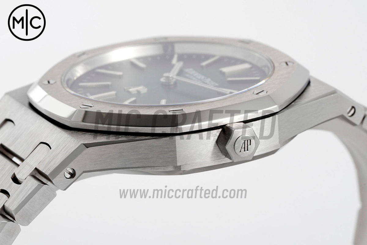 Royal Oak 39mm 16202 "50th Anniversary" SS Green Textured Dial on SS Bracelet – Premium Edition