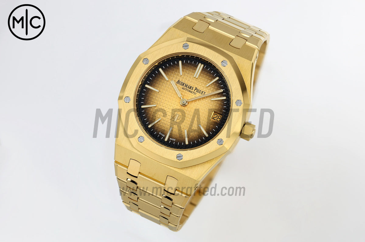 Royal Oak 39mm 16202 YG Smoked Dial on YG Bracelet – Premium Edition