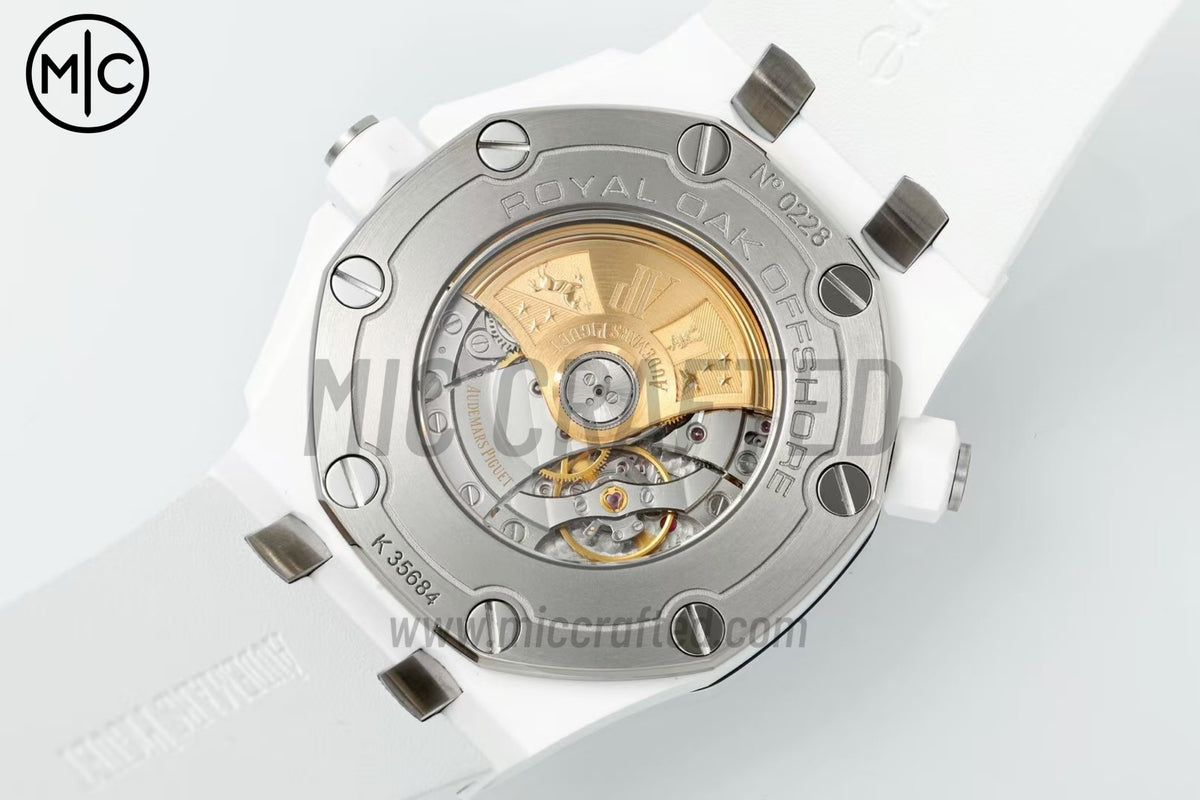 Royal Oak Offshore Diver 15707 White Ceramic – Premium Edition