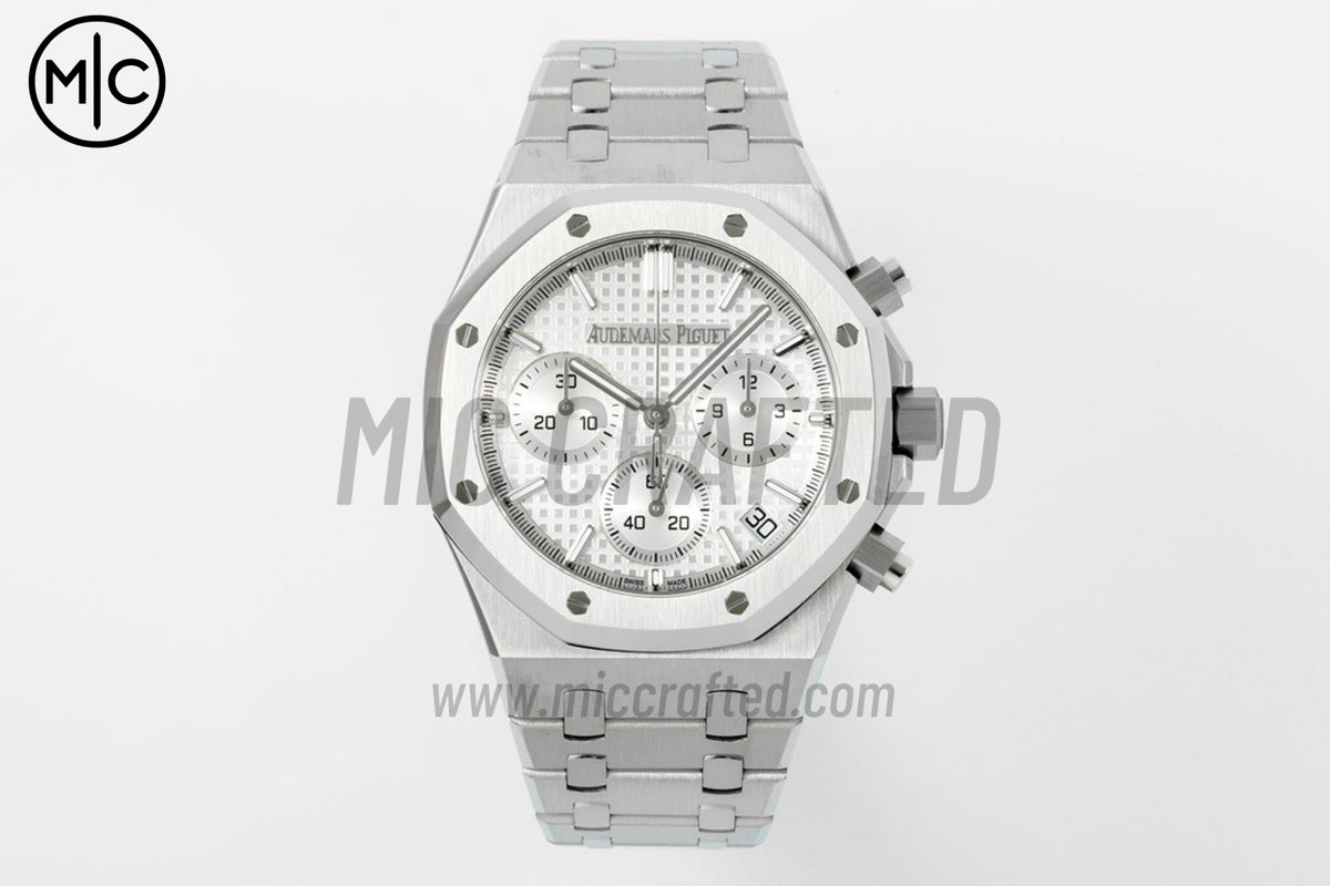Royal Oak Chrono 41mm 26240 SS Silver Dial on SS Bracelet – Premium Edition