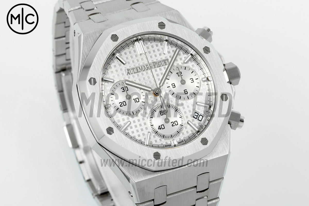Royal Oak Chrono 41mm 26240 SS Silver Dial on SS Bracelet – Premium Edition