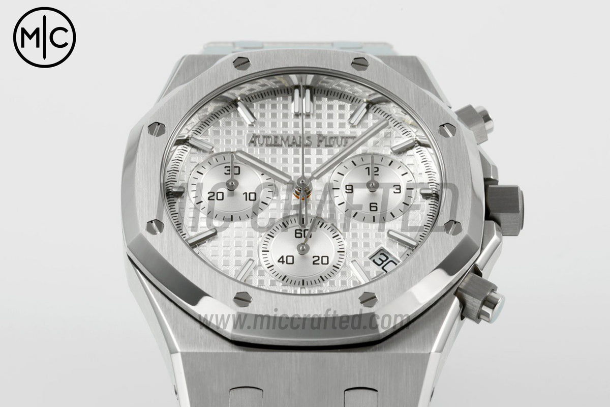 Royal Oak Chrono 41mm 26240 SS Silver Dial on SS Bracelet – Premium Edition