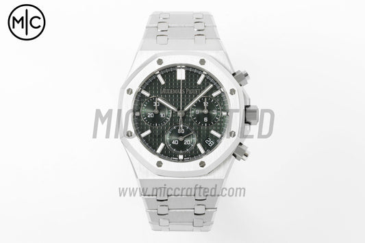 Royal Oak Chrono 41mm 26240 SS Green Dial on SS Bracelet – Premium Edition