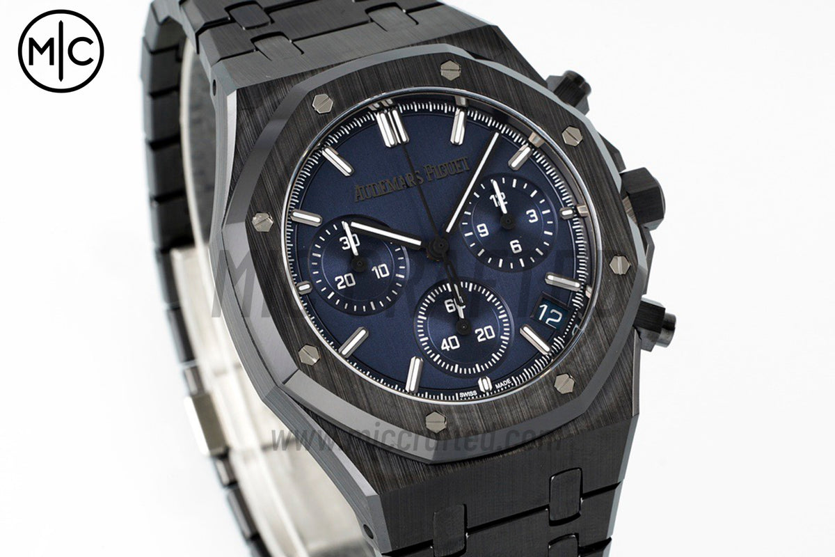 Royal Oak Chrono 41mm 26240 Blue Ceramic on Ceramic Bracelet – Premium Edition