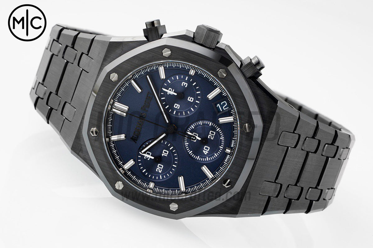 Royal Oak Chrono 41mm 26240 Blue Ceramic on Ceramic Bracelet – Premium Edition