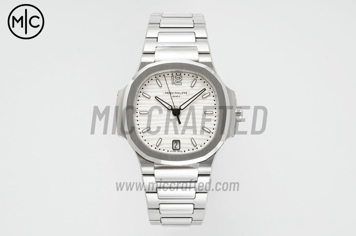 Nautilus 7118 35.2mm Ladies Silver Dial on SS Bracelet – Premium Edition