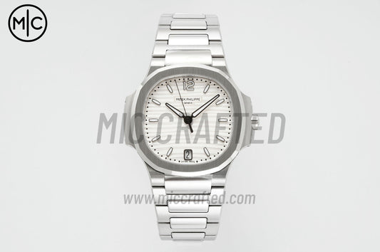 Nautilus 7118 35.2mm Ladies Silver Dial on SS Bracelet – Premium Edition