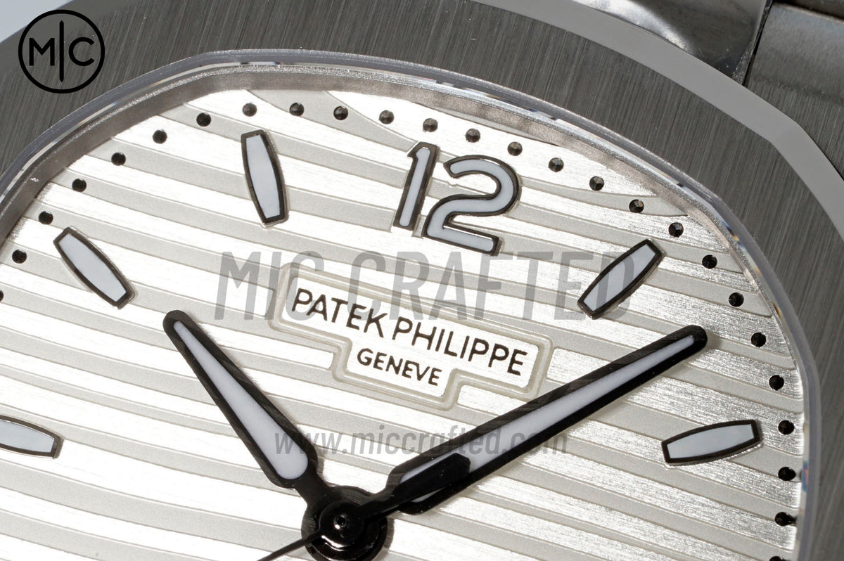 Nautilus 7118 35.2mm Ladies Silver Dial on SS Bracelet – Premium Edition