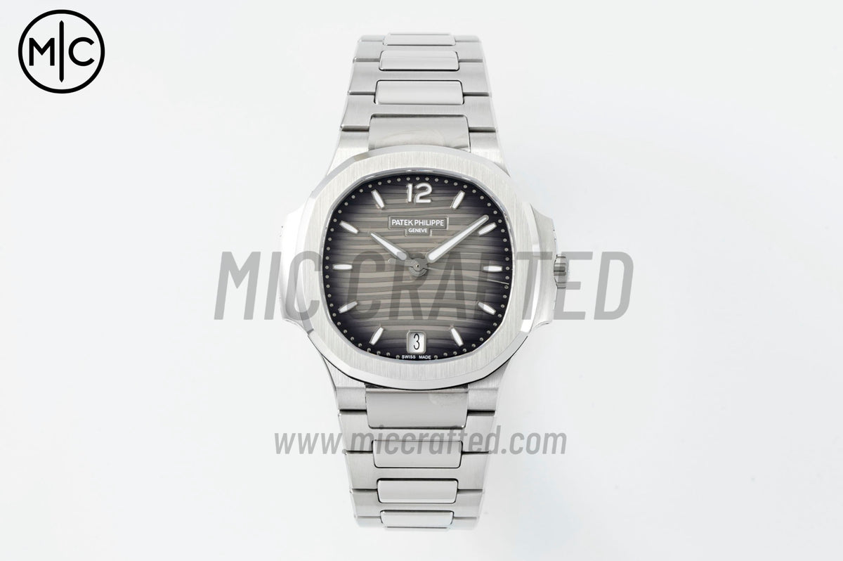 Nautilus 7118 35.2mm Ladies Gray Dial on SS Bracelet – Premium Edition