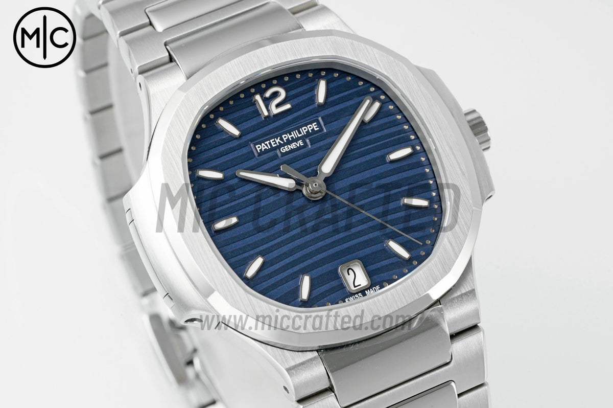 Nautilus 7118 35.2mm Ladies Blue Dial on Bracelet – Premium Edition