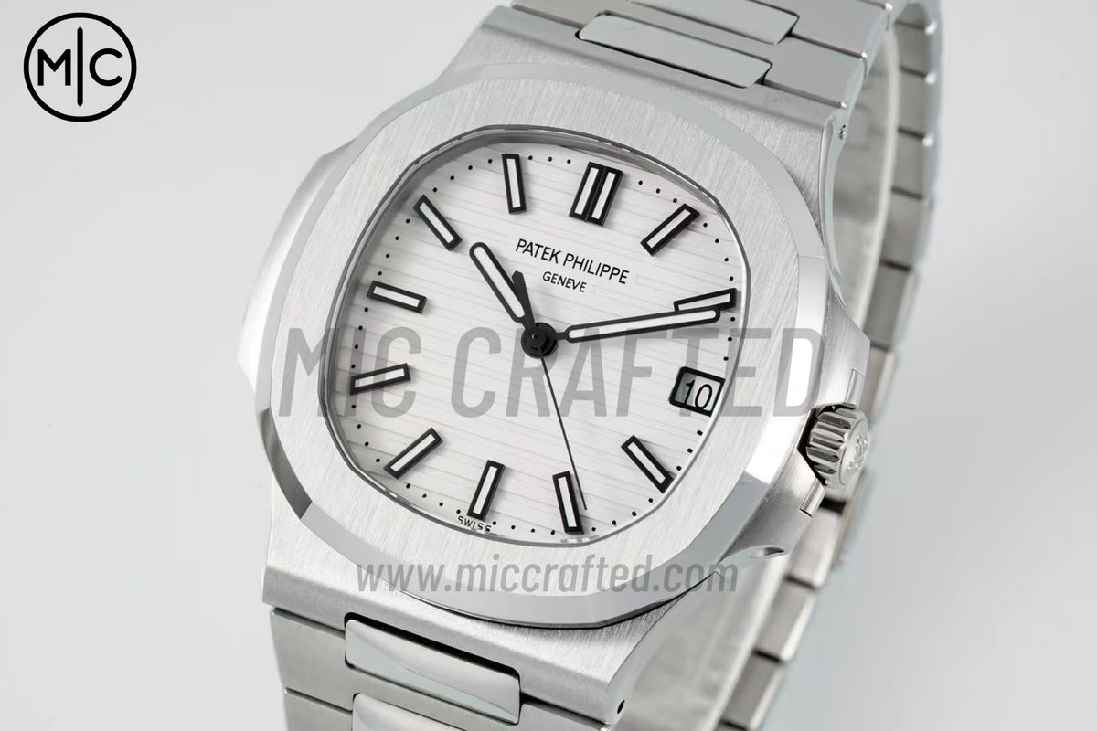 Nautilus 5711 40mm White Dial on SS Bracelet – Premium Edition