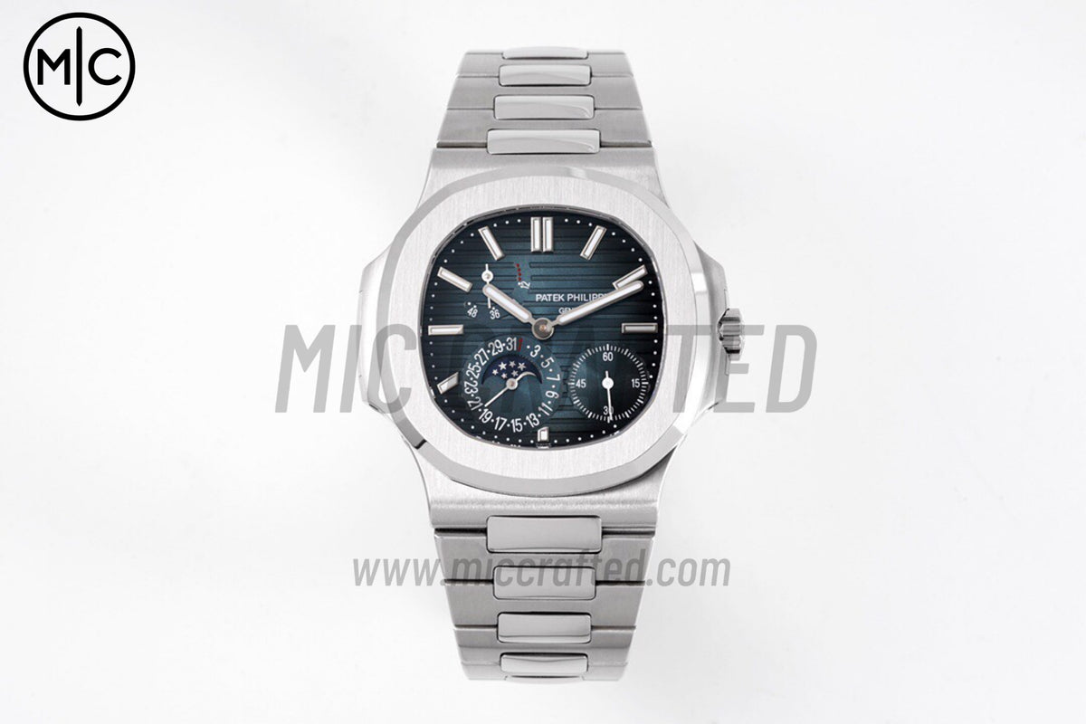 Nautilus 5712 40mm SS Blue Dial on SS Bracelet – Premium Edition