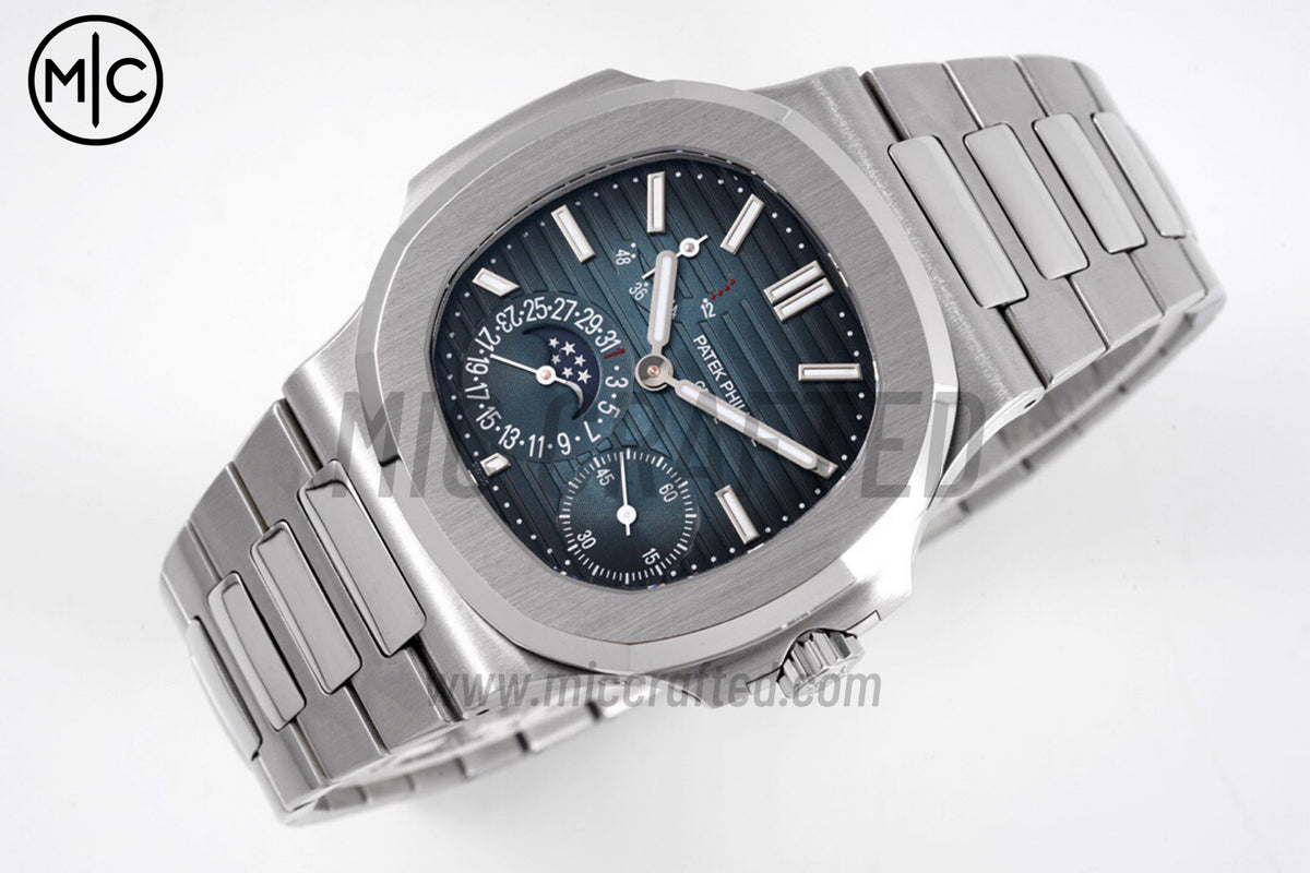 Nautilus 5712 40mm SS Blue Dial on SS Bracelet – Premium Edition