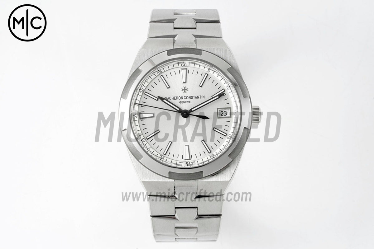 Overseas 4500V 41mm SS Silver Dial on SS Bracelet – Premium Edition