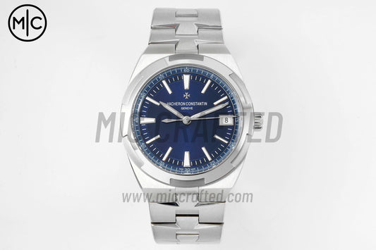 Overseas 4500V 41mm SS Blue Dial on SS Bracelet – Premium Edition