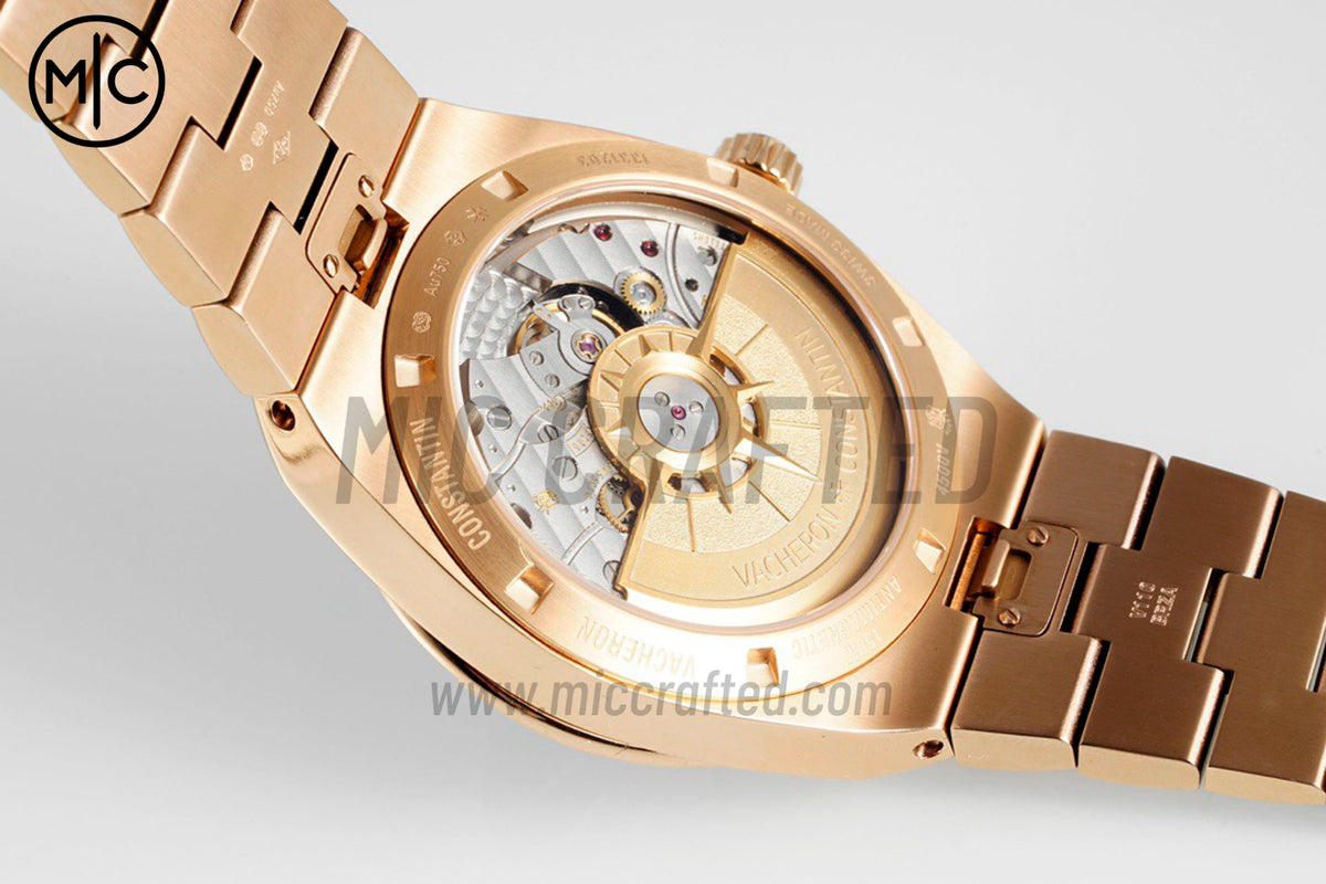 Overseas 4500V 41mm RG Blue Dial on RG Bracelet – Premium Edition